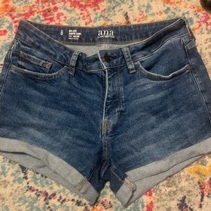 Denim Shorty Shorts